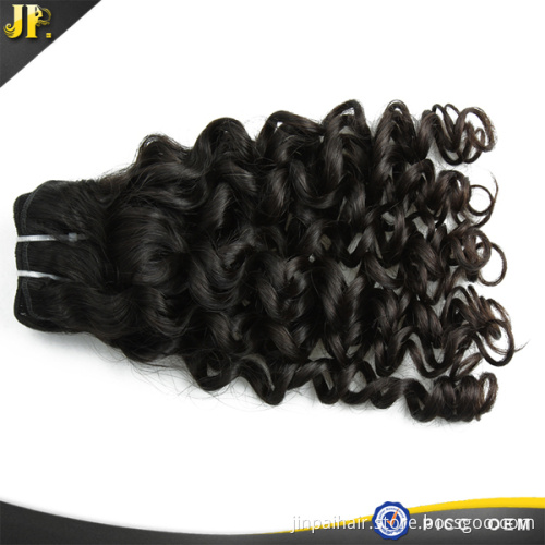 Double Layers Mongolian Human Hair 8A Jerry Curl Hair Weft